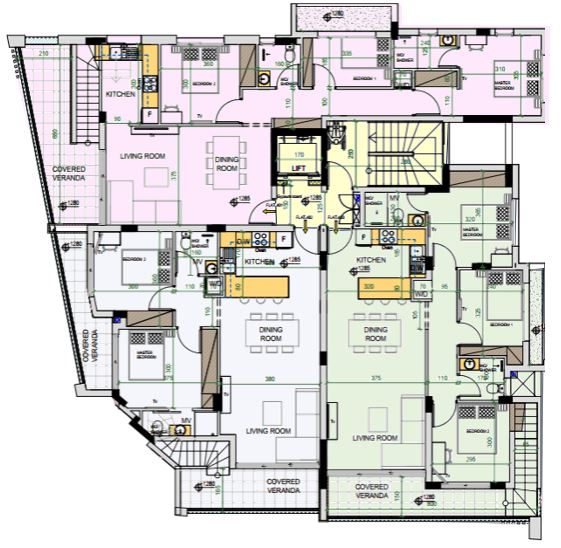 Floorplan for 3-bedroom Apartment, Larnaka Town, Larnaka, Cyprus