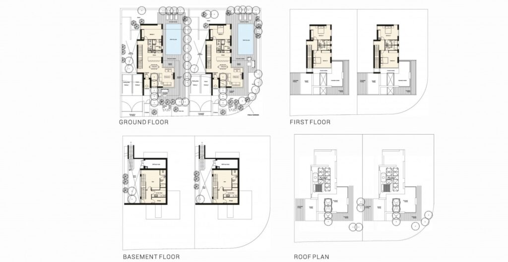 Floorplan for 3-bedroom Villa, Chloraka, Paphos, Cyprus