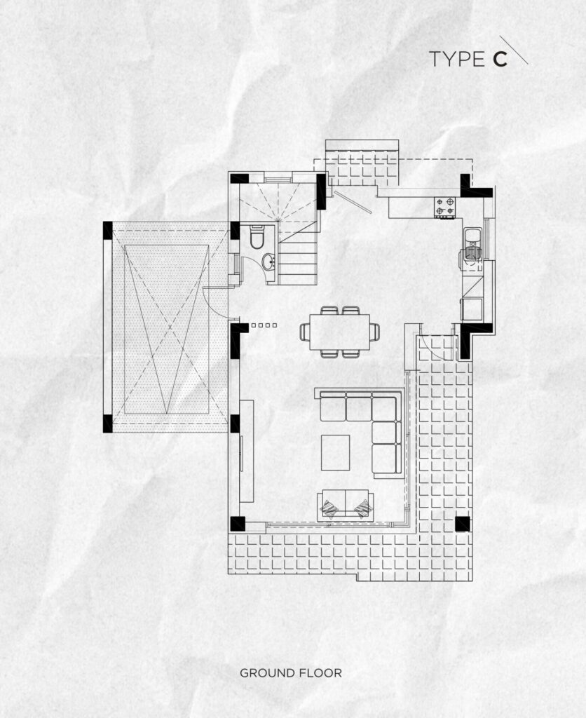 Floorplan for 4-bedroom Villa, Ayia Thekla, Famagusta, Cyprus