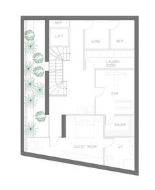 Floorplan for 4-bedroom Villa, Ayia Thekla, Famagusta, Cyprus