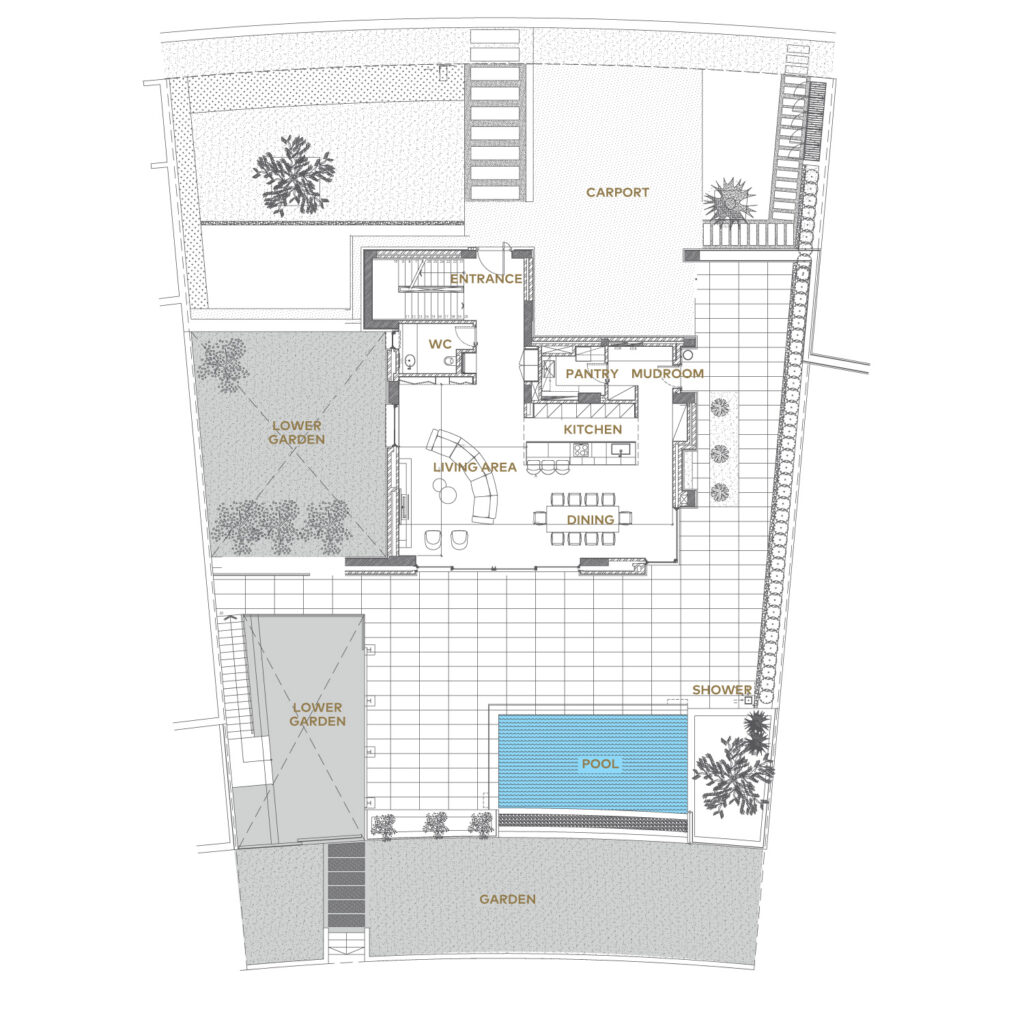 Floorplan for 5-bedroom Villa, Ayia Napa, Famagusta, Cyprus