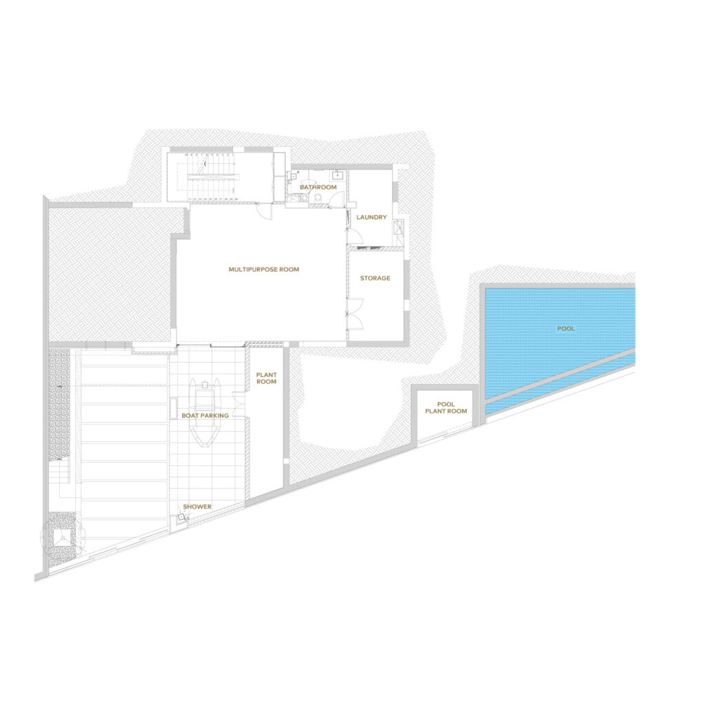 Floorplan for 4-bedroom Villa, Ayia Napa, Famagusta, Cyprus
