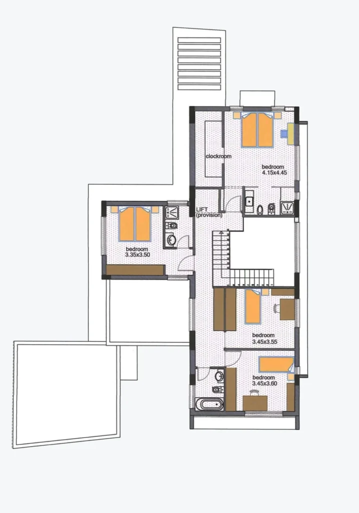 Floorplan for 5-bedroom Villa, Strovolos, Nicosia, Cyprus