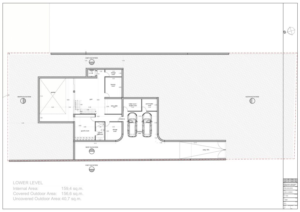 Floorplan for 5-bedroom Villa, Ayia Napa, Famagusta, Cyprus