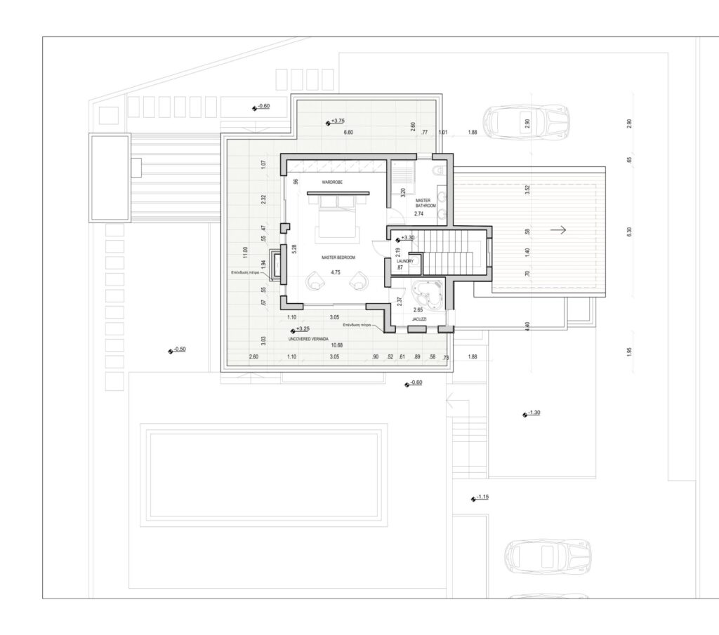 Floorplan for 4-bedroom Villa, Peyia, Paphos, Cyprus