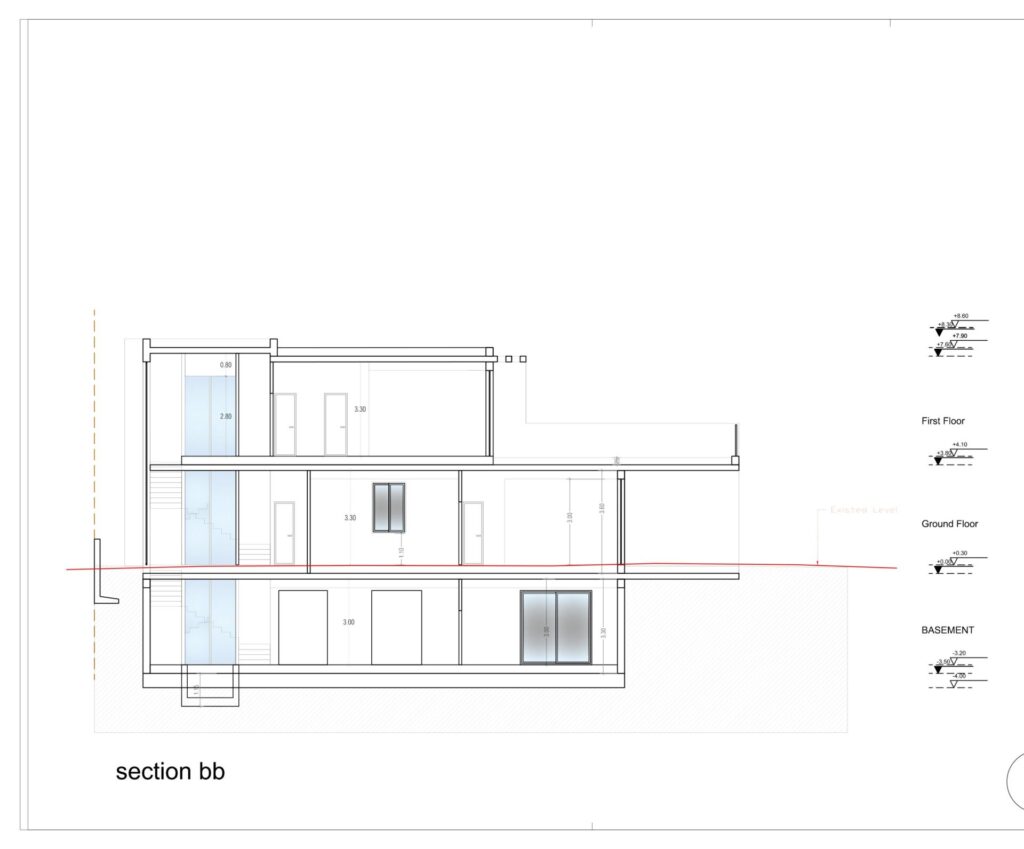 Floorplan for 4-bedroom Villa, City Centre, Paphos, Cyprus