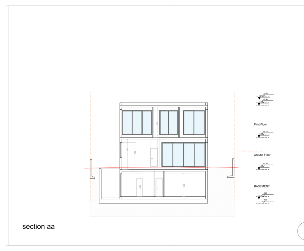Floorplan for 4-bedroom Villa, City Centre, Paphos, Cyprus