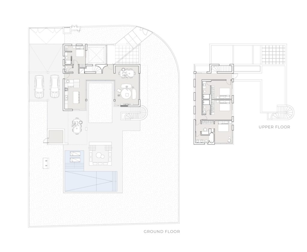 Floorplan for 3-bedroom Villa, Pervolia, Larnaka, Cyprus