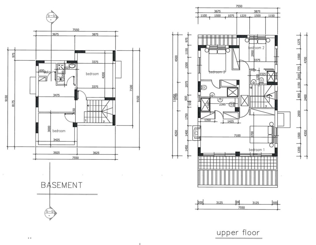 Floorplan for 5-bedroom Villa, Ayia Thekla, Famagusta, Cyprus