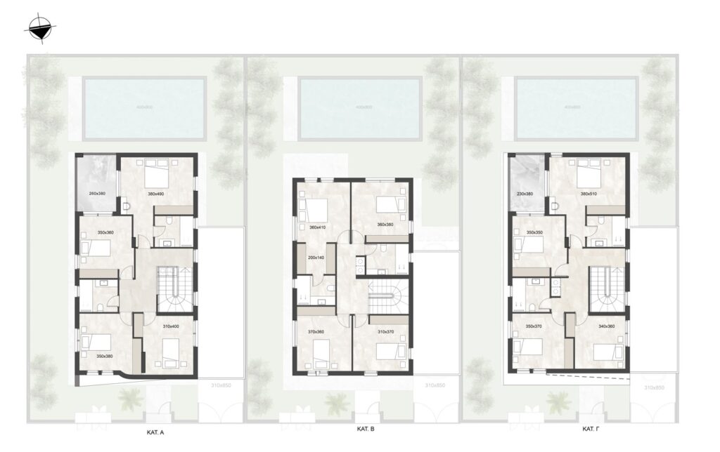 Floorplan for 4-bedroom Villa, Agios Athanasios, Limassol, Cyprus