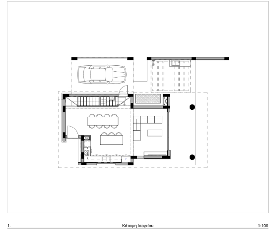 Floorplan for 3-bedroom Villa, Kapparis, Famagusta, Cyprus