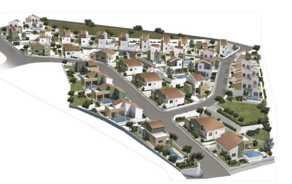 Floorplan for 2-bedroom Bungalow, Pissouri, Limassol, Cyprus