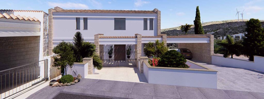 Floorplan for 5-bedroom Villa, Kouklia, Paphos, Cyprus
