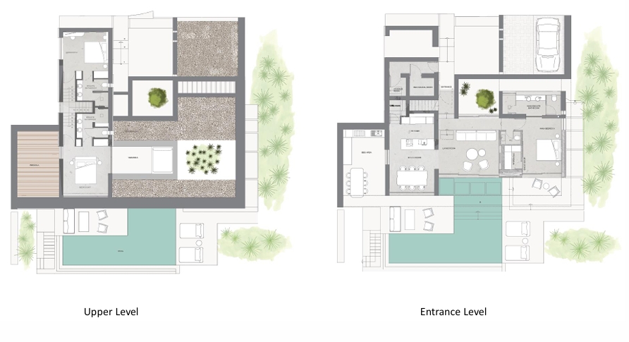 Floorplan for 3-bedroom Villa, Minthis, Kallepia, Paphos, Cyprus