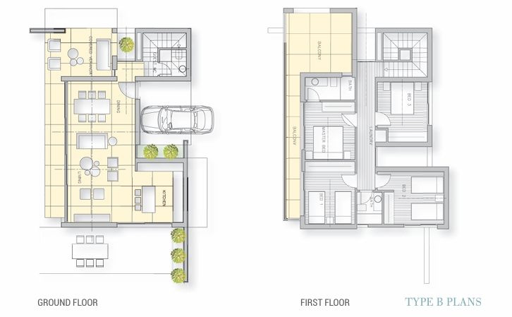 Floorplan for 4-bedroom Villa, Protaras, Famagusta, Cyprus