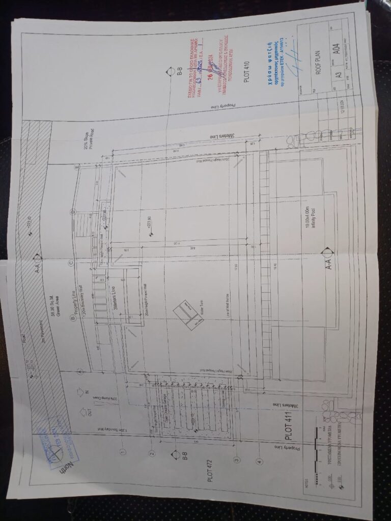 Floorplan for 4-bedroom Villa, Tremithouse, Paphos, Cyprus
