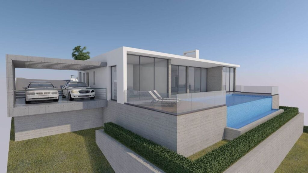 Floorplan for 4-bedroom Villa, Tremithouse, Paphos, Cyprus