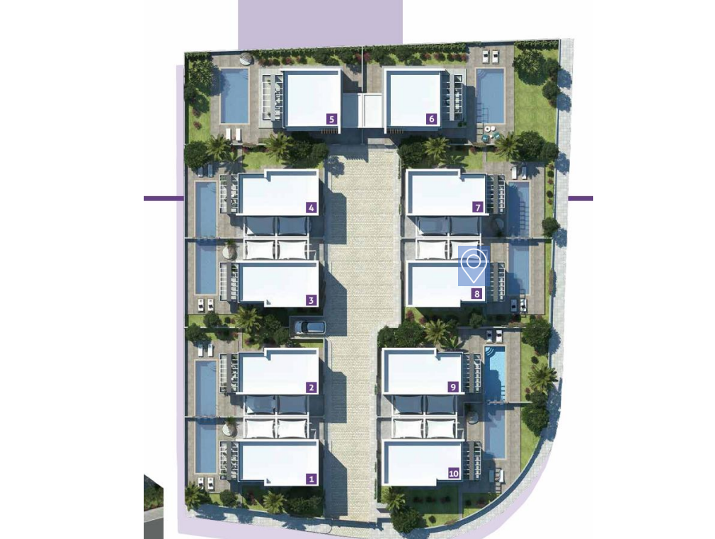 Floorplan for 3-bedroom Detached Villa, Paralimni, Famagusta, Cyprus