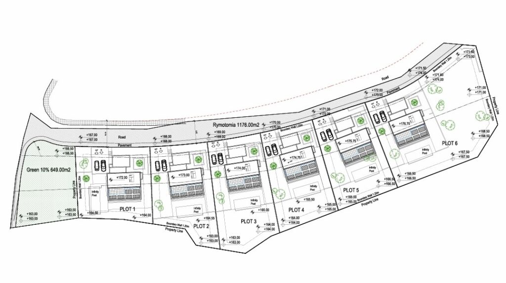 Floorplan for 4-bedroom Detached villa, Peyia, Paphos, Cyprus