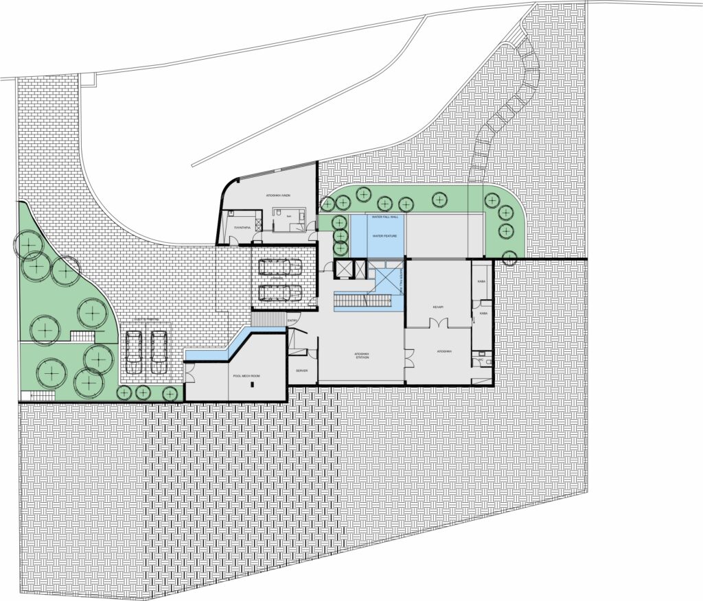 Floorplan for 5-bedroom Villa, Aphrodite Hills, Paphos, Cyprus