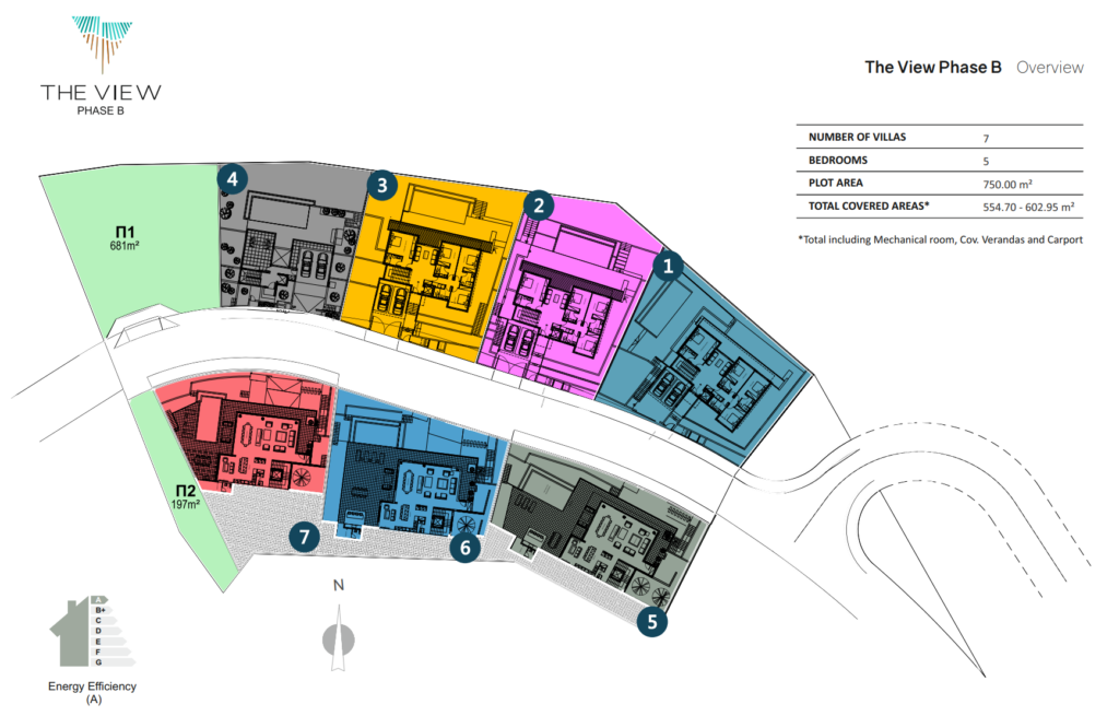 Floorplan for 5-bedroom Detached villa, Agios Athanasios, Limassol, Cyprus