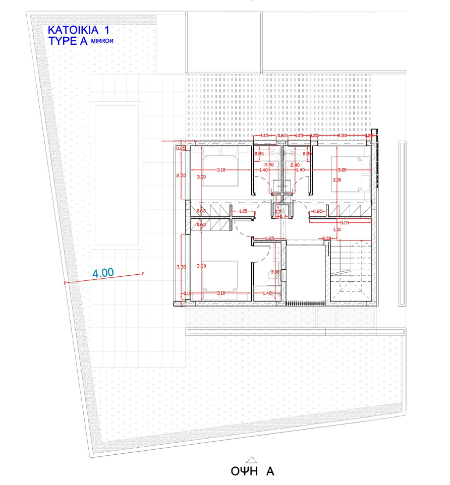 Floorplan for 5-bedroom Villa, Pernera, Famagusta, Cyprus